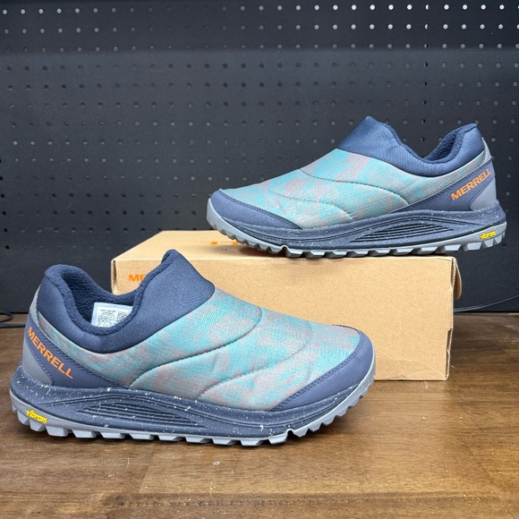 New W/ Box! Men's Merrell Nova Moc X SA Arctic Cobalt Outdoor Sneakers Size 11.5 - Picture 1 of 6